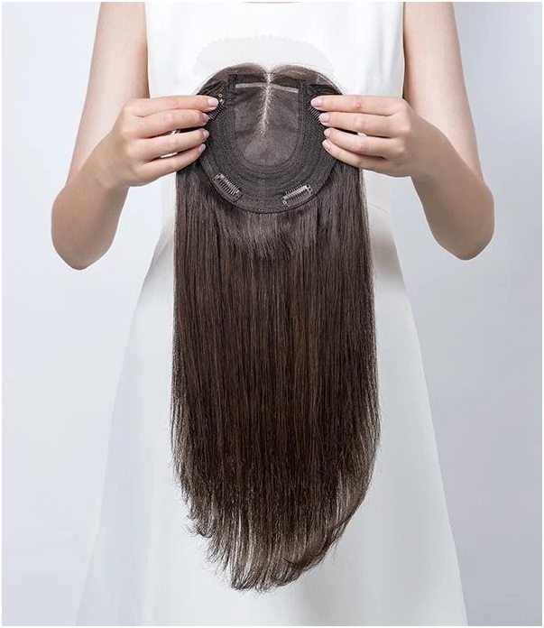 mono base hair topper 