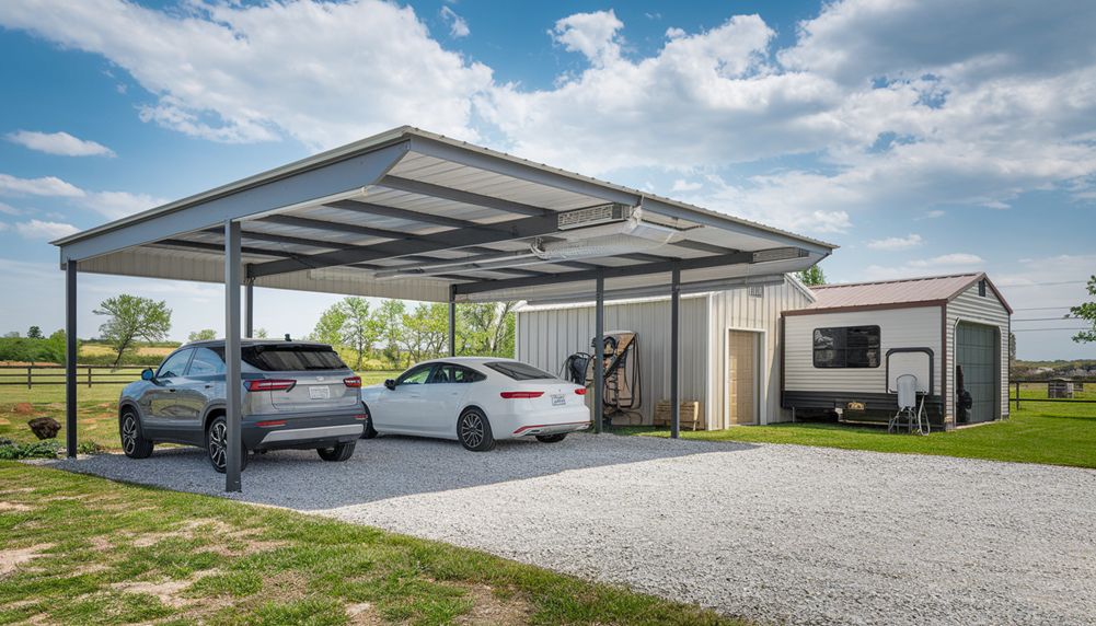 modern metal carport