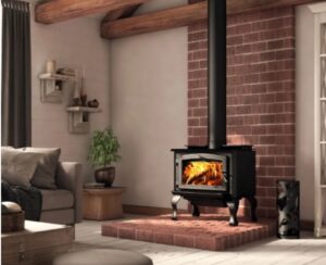 Wood stove inserts for fireplaces