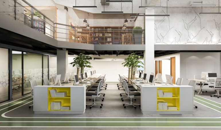 Premium workspace created by the best office interior designers in Bangalore