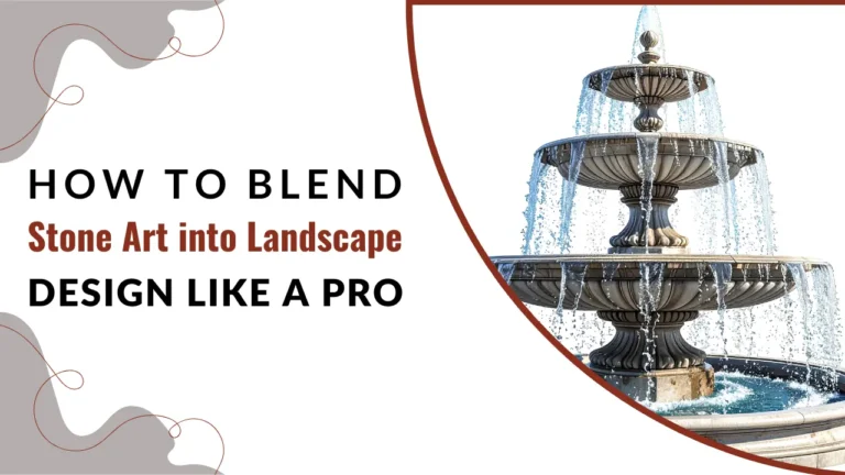 stone art for garden