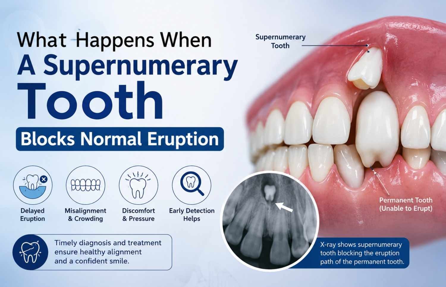 How Supernumerary Teeth Block Eruption
