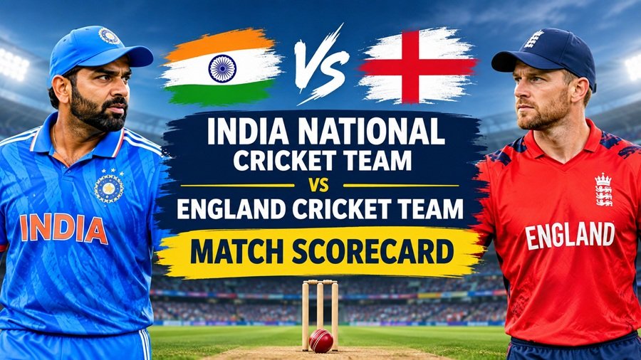 India National Cricket Team vs England Cricket Team Match Scorecard